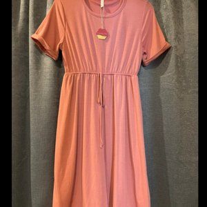 Pink Blush Maternity Dress